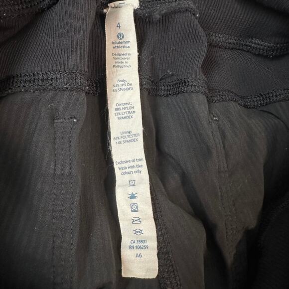 Lululemon Street To Studio Crop No Liner Cropped Pants Swift Sweatpants, Black - Picture 11 of 13